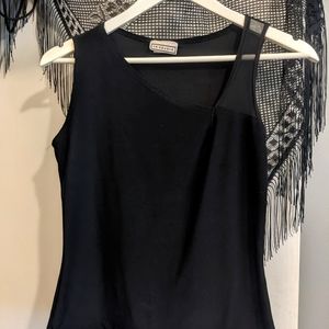 Vintage mesh shoulder tank top 90s